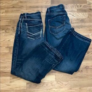 Lot of 2 men’s BKE Tyler 34 R jeans